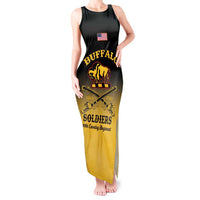 Personalised Buffalo Soldiers Tank Maxi Dress 10th Cavalry Regiment - Wonder Print Shop
