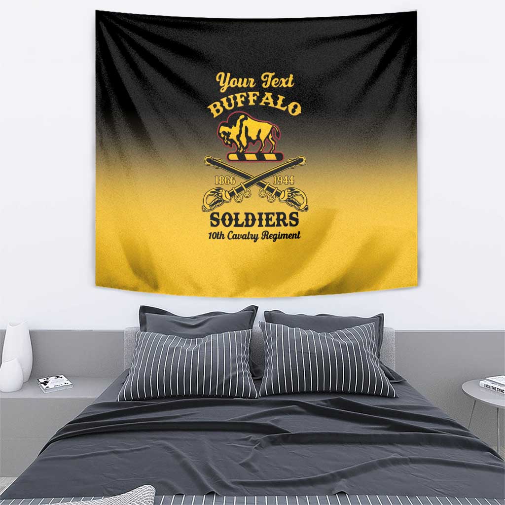 Personalised Buffalo Soldiers Tapestry 10th Cavalry Regiment - Wonder Print Shop