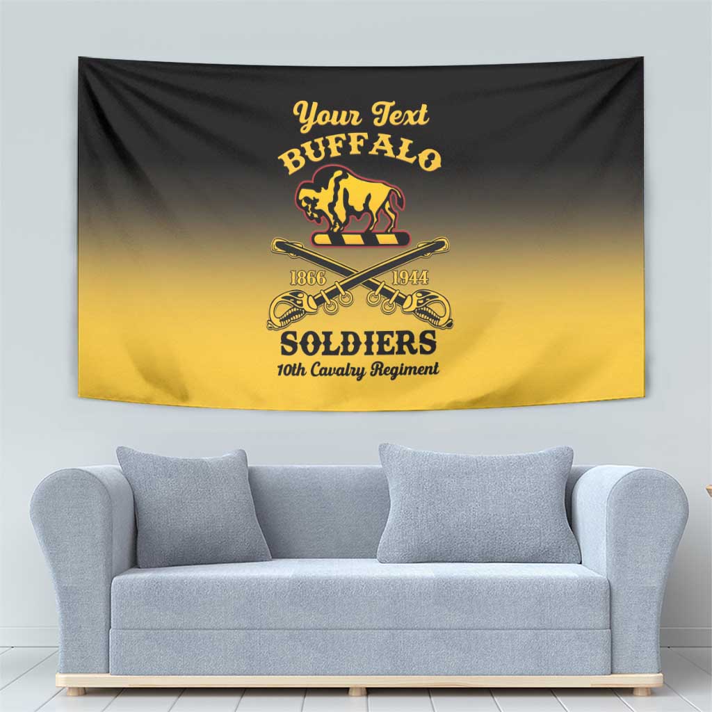 Personalised Buffalo Soldiers Tapestry 10th Cavalry Regiment - Wonder Print Shop