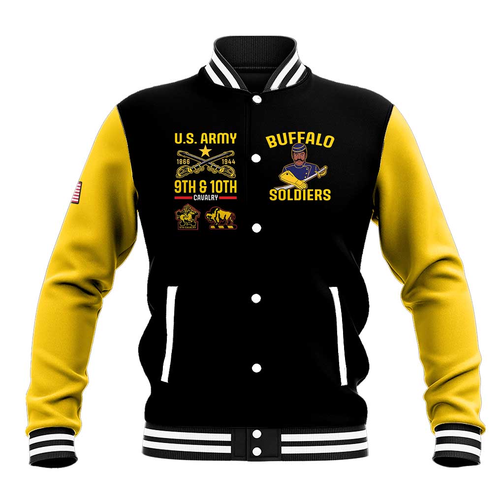 Buffalo Soldiers 9th and 10th Cavalry Baseball Jacket American Heroes - Wonder Print Shop