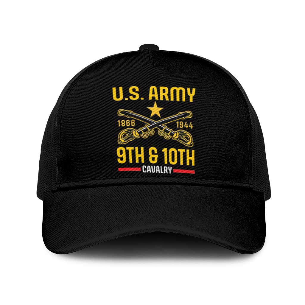 Buffalo Soldiers 9th and 10th Cavalry Baseball Net Cap American Heroes - Wonder Print Shop
