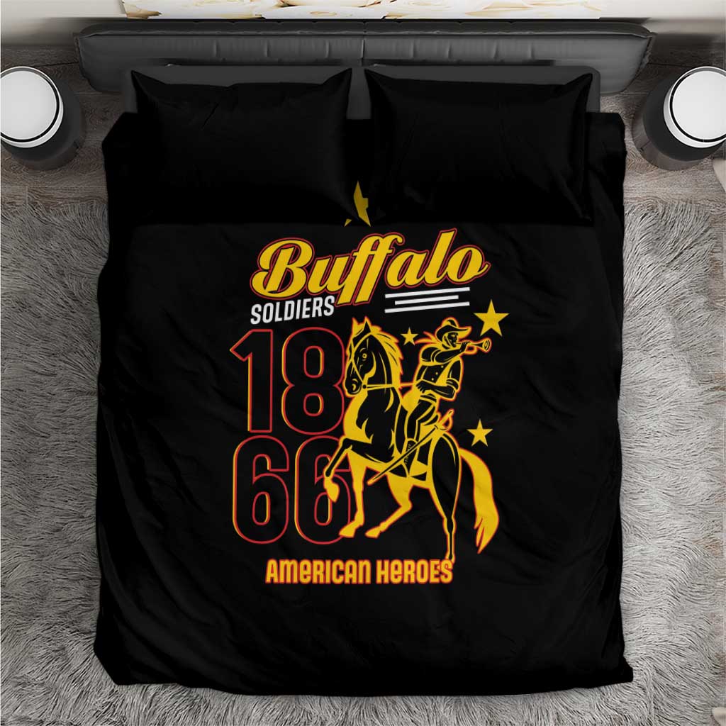 Buffalo Soldiers 9th and 10th Cavalry Bedding Set American Heroes - Wonder Print Shop