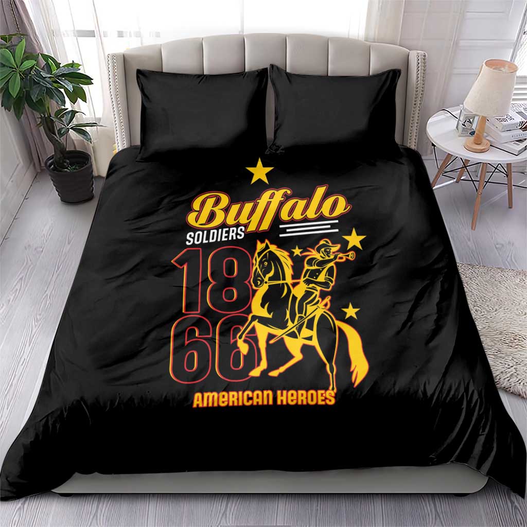 Buffalo Soldiers 9th and 10th Cavalry Bedding Set American Heroes - Wonder Print Shop
