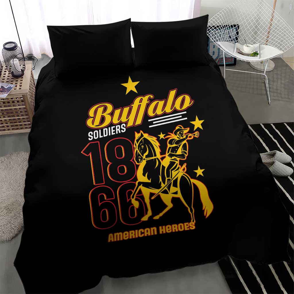 Buffalo Soldiers 9th and 10th Cavalry Bedding Set American Heroes - Wonder Print Shop