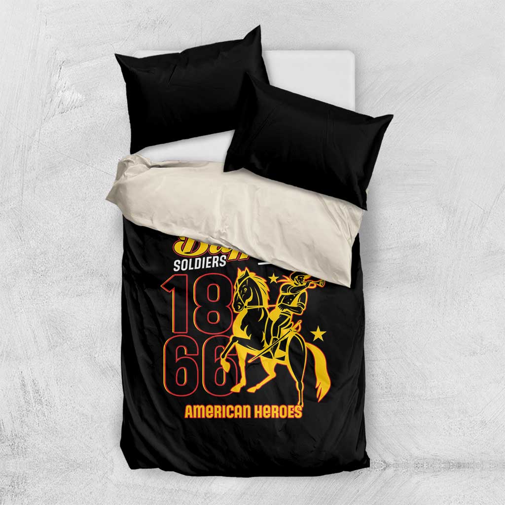 Buffalo Soldiers 9th and 10th Cavalry Bedding Set American Heroes - Wonder Print Shop
