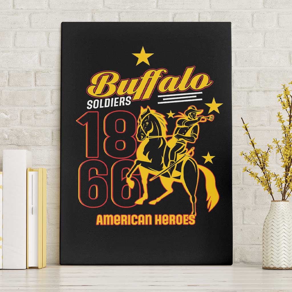 Buffalo Soldiers 9th and 10th Cavalry Canvas Wall Art American Heroes - Wonder Print Shop