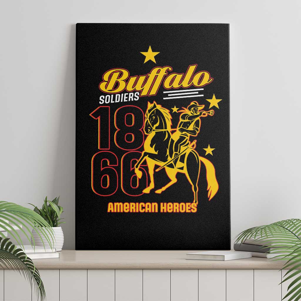 Buffalo Soldiers 9th and 10th Cavalry Canvas Wall Art American Heroes - Wonder Print Shop