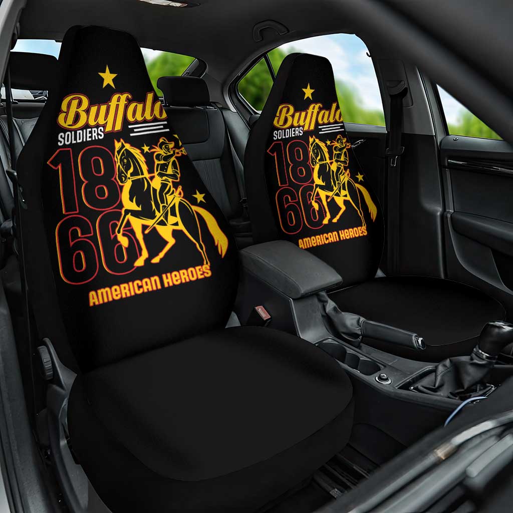 Buffalo Soldiers 9th and 10th Cavalry Car Seat Cover American Heroes - Wonder Print Shop