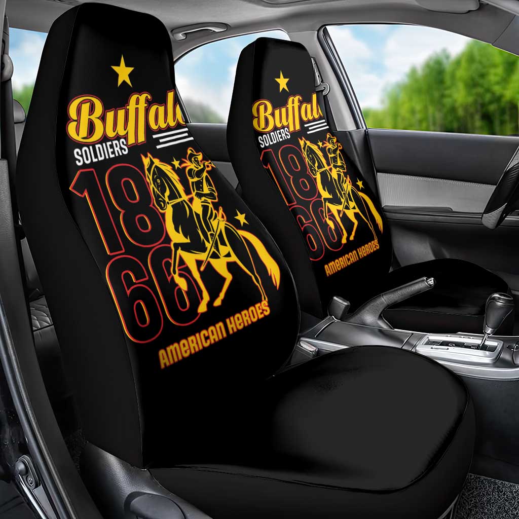 Buffalo Soldiers 9th and 10th Cavalry Car Seat Cover American Heroes - Wonder Print Shop