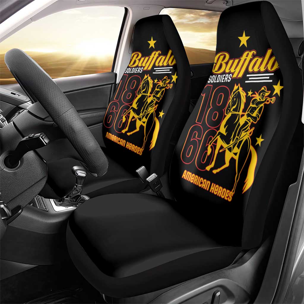 Buffalo Soldiers 9th and 10th Cavalry Car Seat Cover American Heroes - Wonder Print Shop