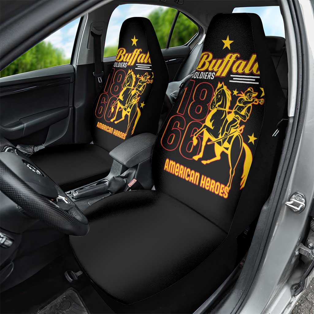 Buffalo Soldiers 9th and 10th Cavalry Car Seat Cover American Heroes - Wonder Print Shop
