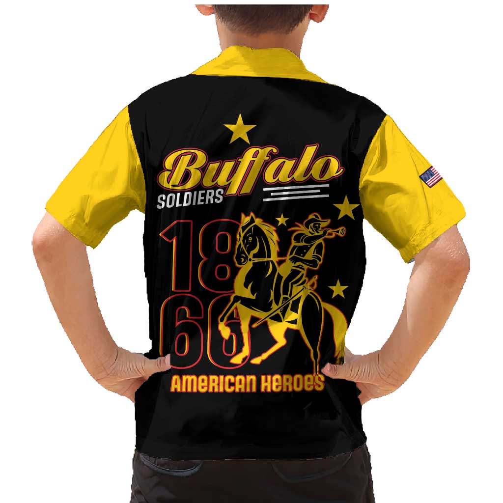 Buffalo Soldiers 9th and 10th Cavalry Family Matching Mermaid Dress and Hawaiian Shirt American Heroes - Wonder Print Shop