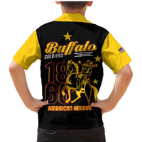 Buffalo Soldiers 9th and 10th Cavalry Family Matching Mermaid Dress and Hawaiian Shirt American Heroes - Wonder Print Shop