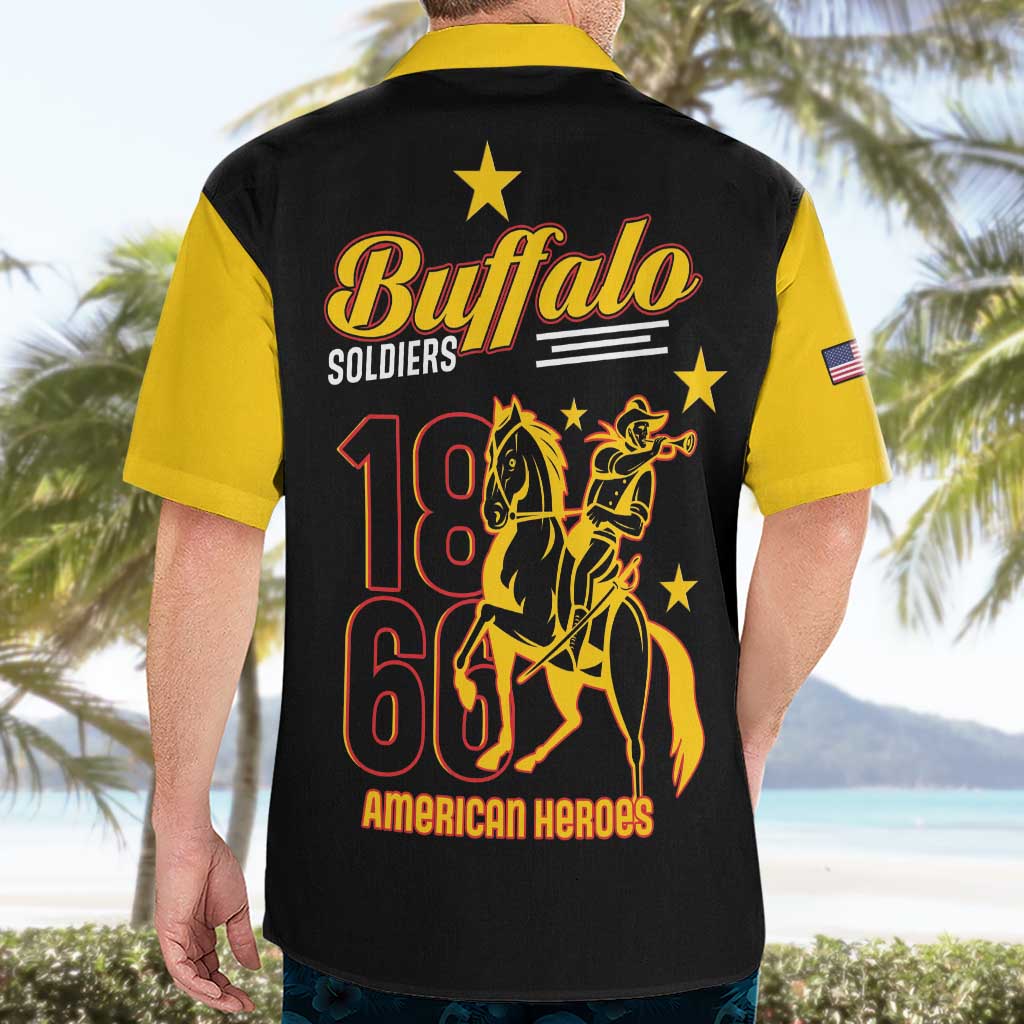 Buffalo Soldiers 9th and 10th Cavalry Hawaiian Shirt American Heroes - Wonder Print Shop