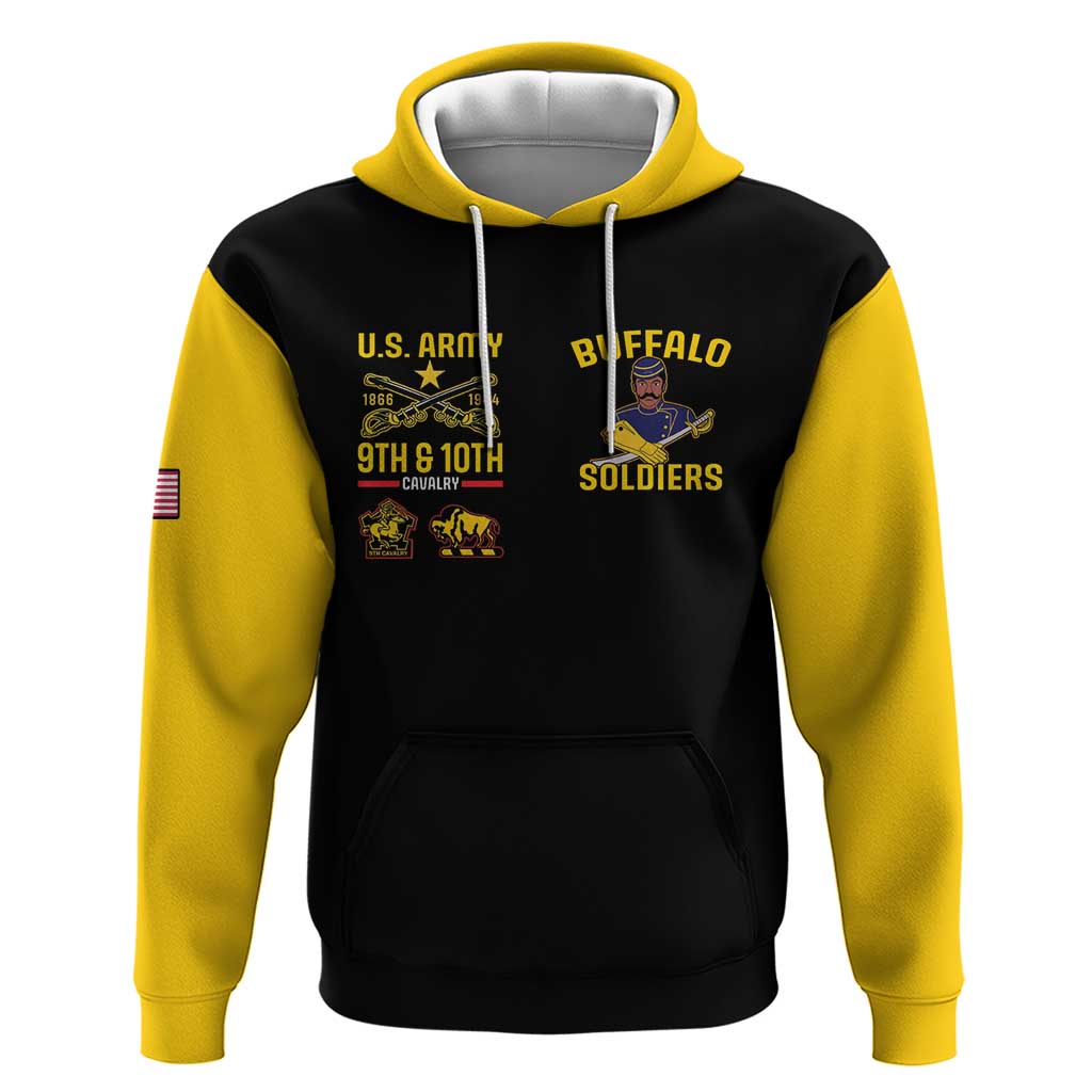 Buffalo Soldiers 9th and 10th Cavalry Hoodie American Heroes - Wonder Print Shop