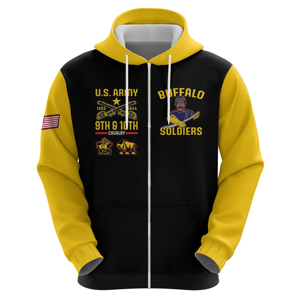 Buffalo Soldiers 9th and 10th Cavalry Hoodie American Heroes - Wonder Print Shop