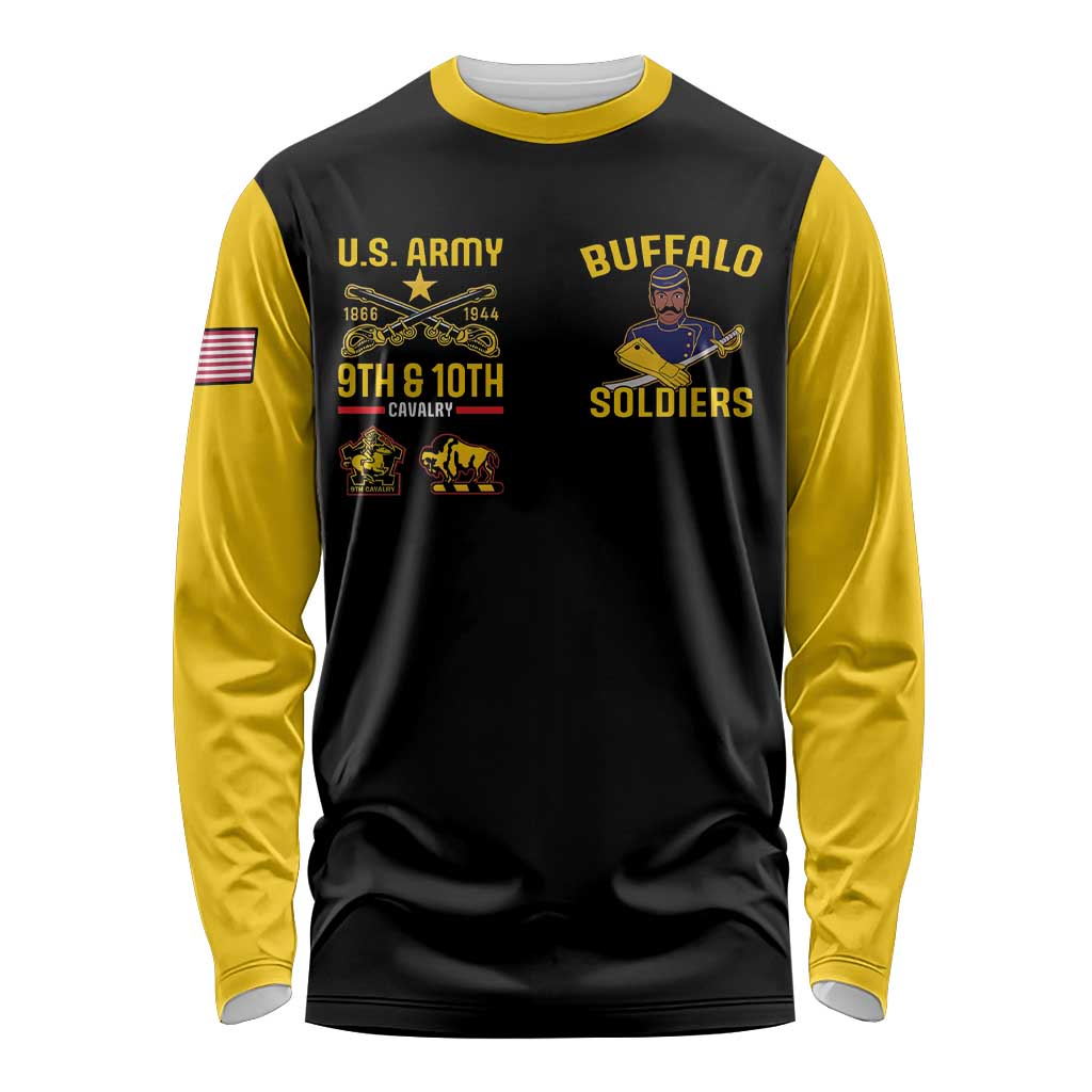 Buffalo Soldiers 9th and 10th Cavalry Long Sleeve Shirt American Heroes - Wonder Print Shop