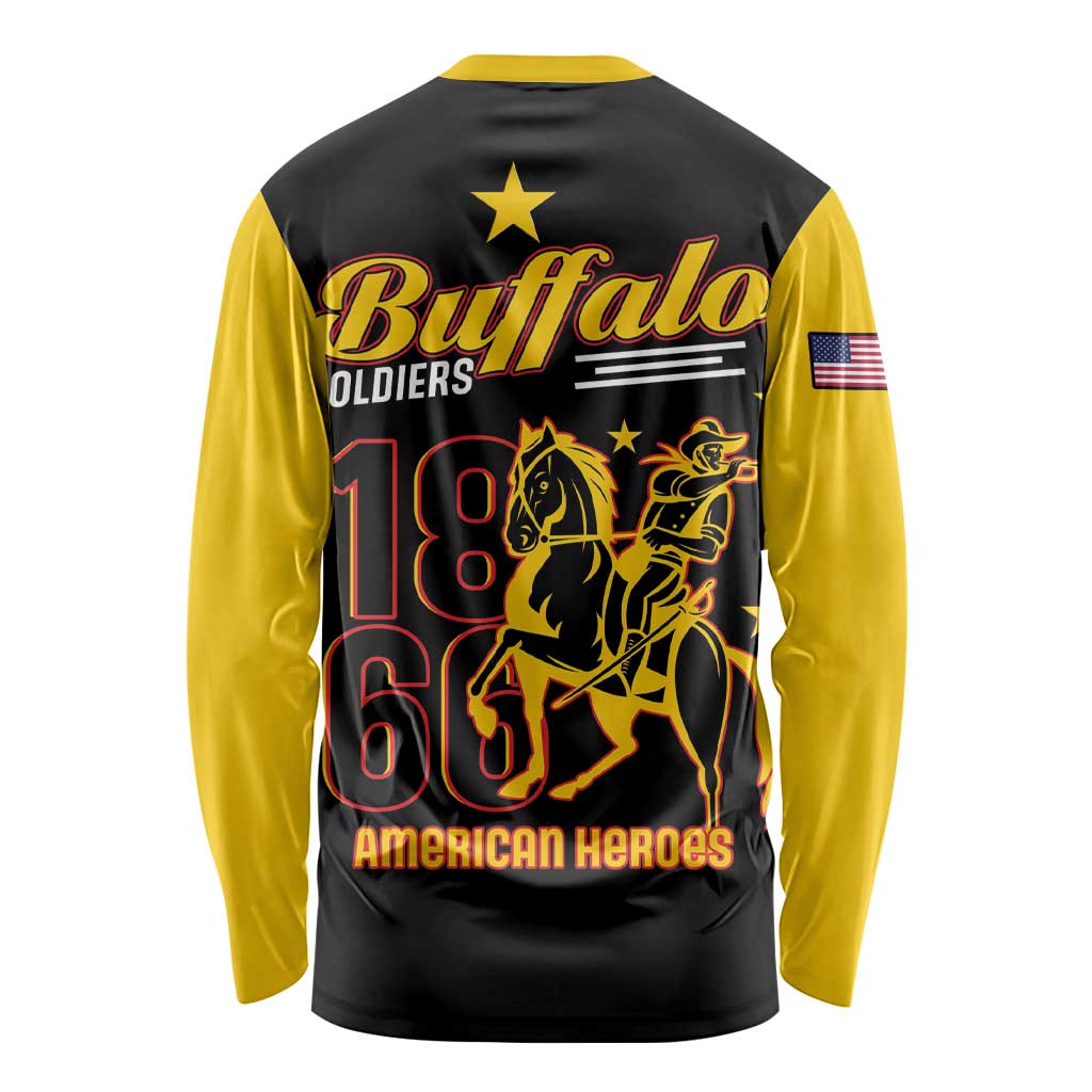 Buffalo Soldiers 9th and 10th Cavalry Long Sleeve Shirt American Heroes - Wonder Print Shop