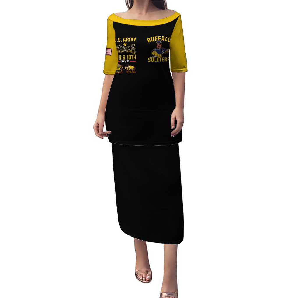 Buffalo Soldiers 9th and 10th Cavalry Puletasi American Heroes - Wonder Print Shop