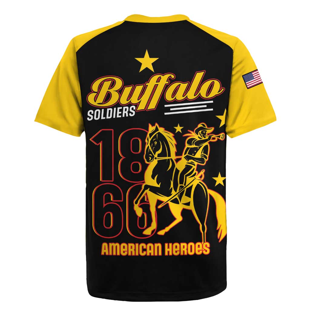 Buffalo Soldiers 9th and 10th Cavalry Rugby Jersey American Heroes - Wonder Print Shop