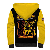 Buffalo Soldiers 9th and 10th Cavalry Sherpa Hoodie American Heroes - Wonder Print Shop