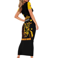 Buffalo Soldiers 9th and 10th Cavalry Short Sleeve Bodycon Dress American Heroes - Wonder Print Shop