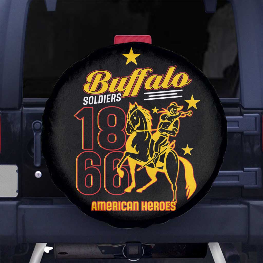 Buffalo Soldiers 9th and 10th Cavalry Spare Tire Cover American Heroes - Wonder Print Shop