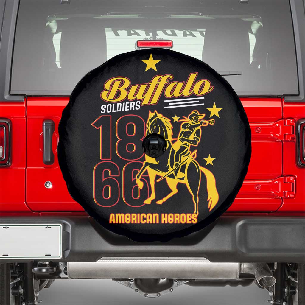 Buffalo Soldiers 9th and 10th Cavalry Spare Tire Cover American Heroes - Wonder Print Shop