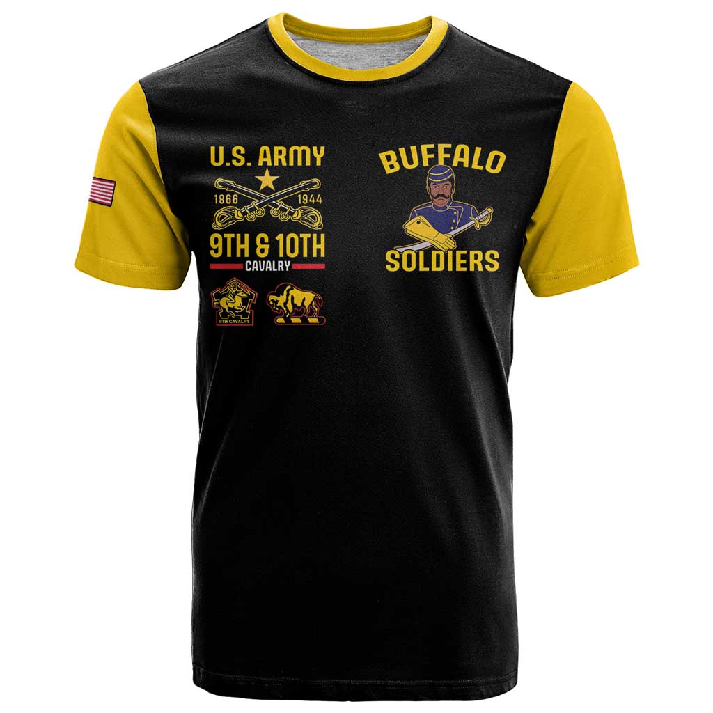 Buffalo Soldiers 9th and 10th Cavalry T Shirt American Heroes - Wonder Print Shop