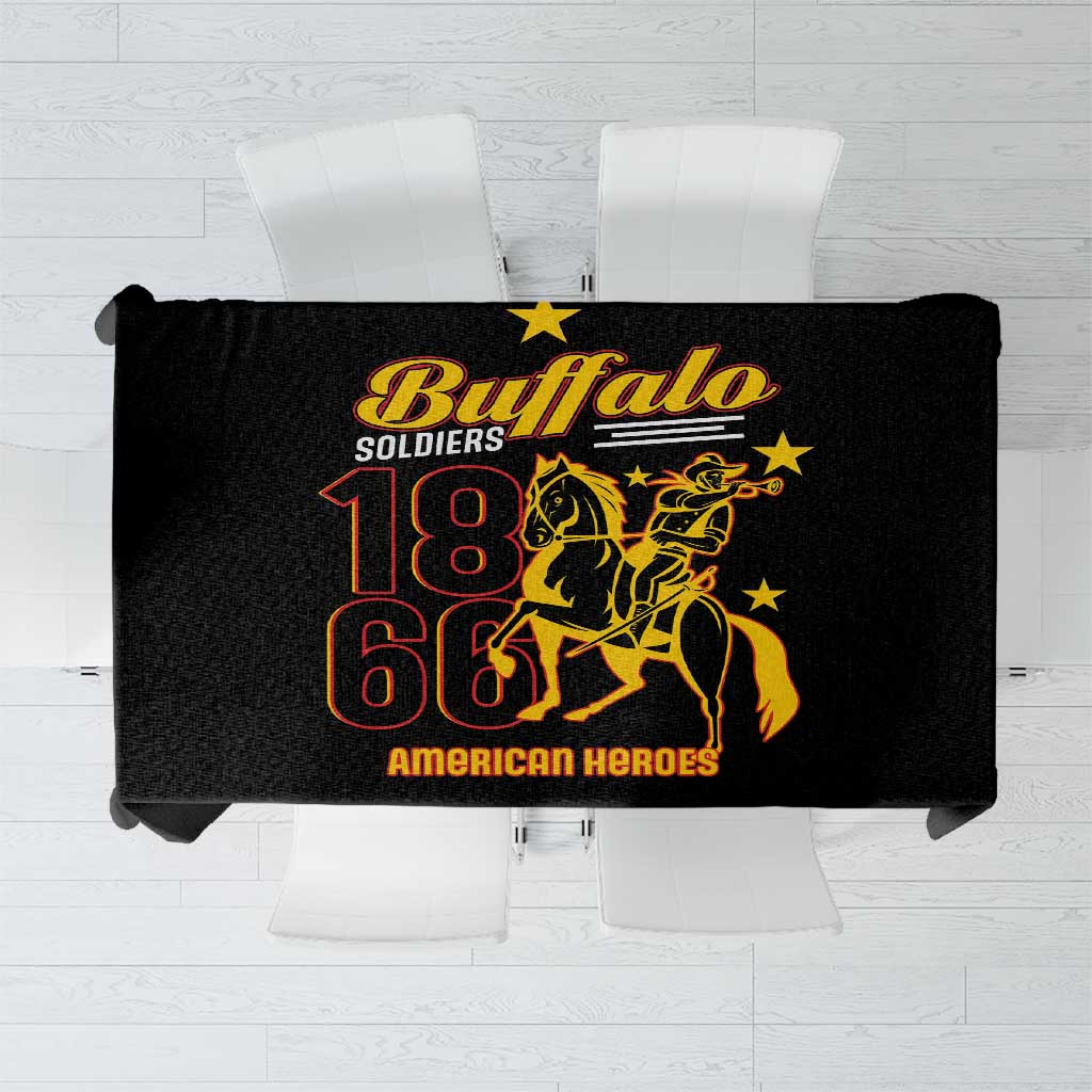 Buffalo Soldiers 9th and 10th Cavalry Tablecloth American Heroes - Wonder Print Shop