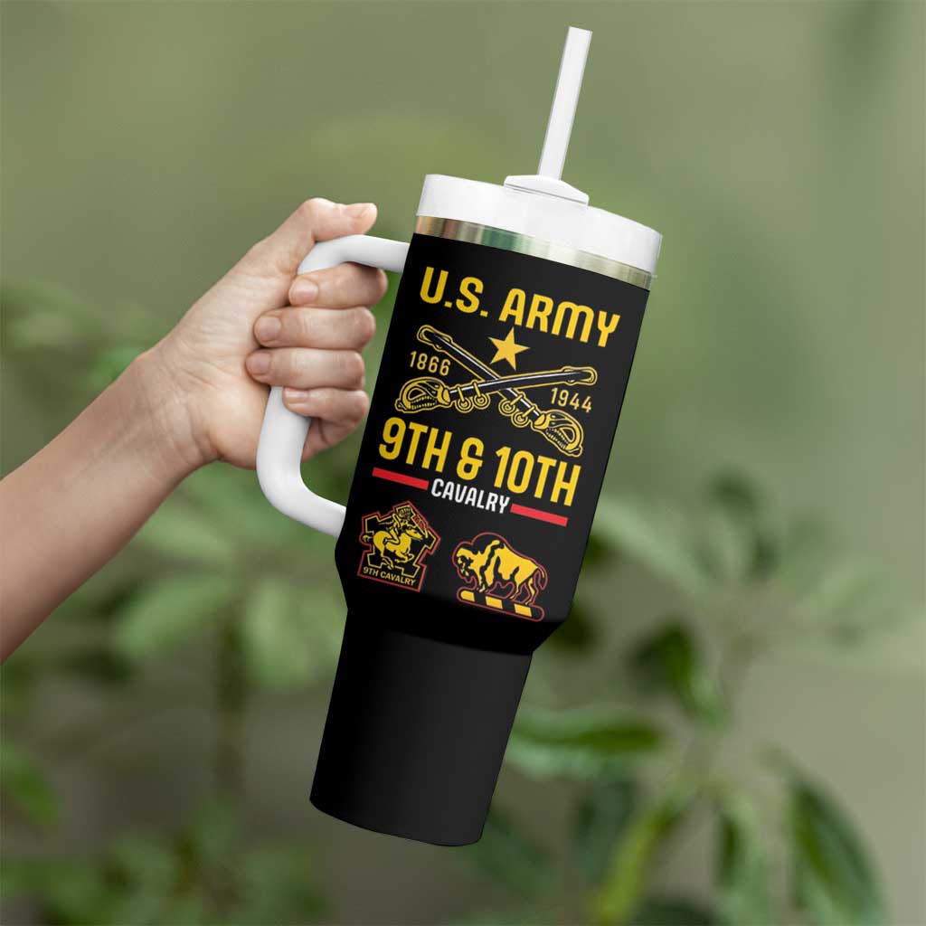 Buffalo Soldiers 9th and 10th Cavalry Tumbler With Handle American Heroes - Wonder Print Shop