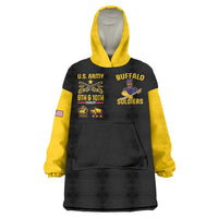 Buffalo Soldiers 9th and 10th Cavalry Wearable Blanket Hoodie American Heroes - Wonder Print Shop