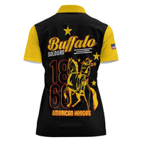 Buffalo Soldiers 9th and 10th Cavalry Women Polo Shirt American Heroes - Wonder Print Shop