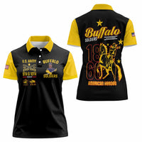 Buffalo Soldiers 9th and 10th Cavalry Women Polo Shirt American Heroes - Wonder Print Shop