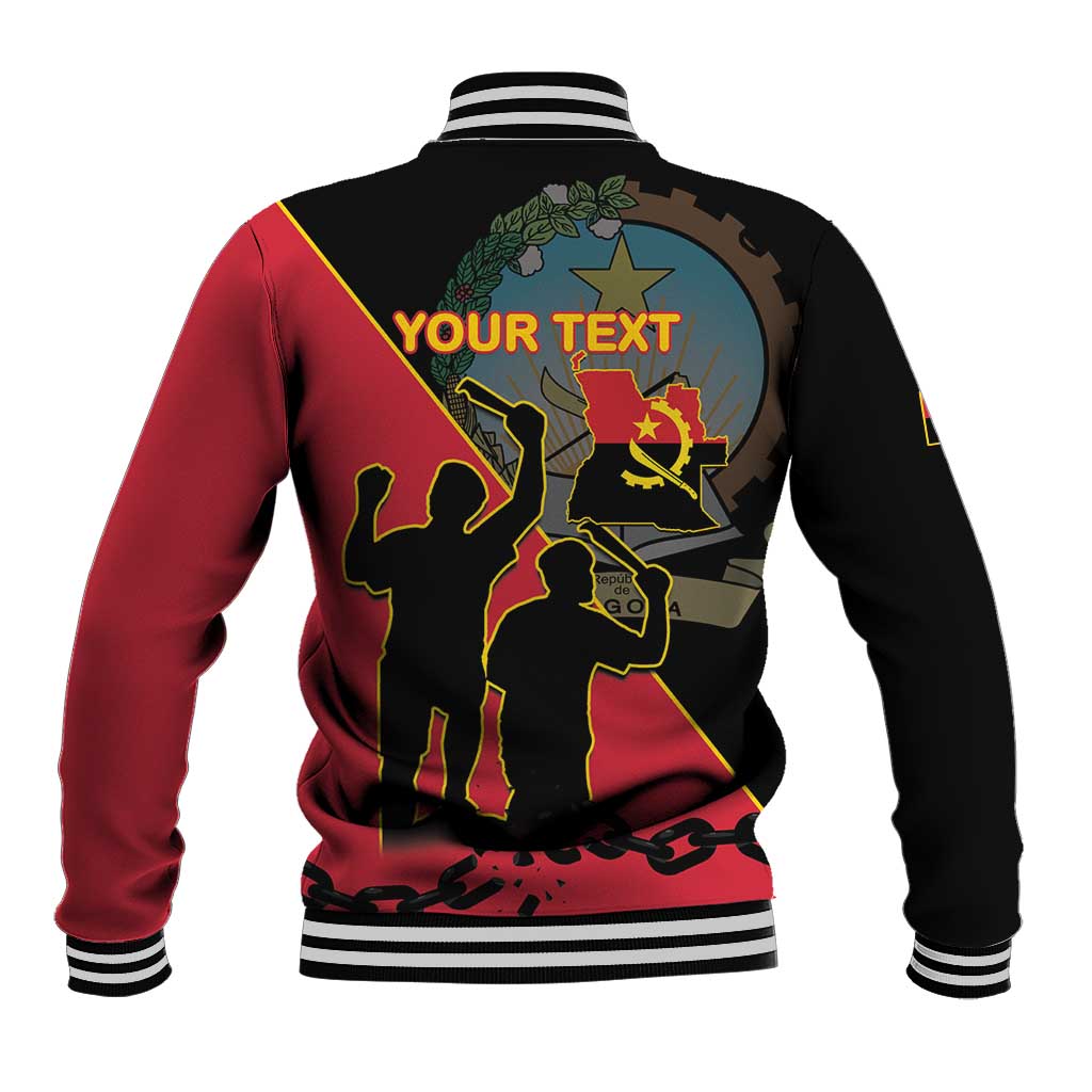 Personalised Angola Day of the Armed Struggle Baseball Jacket 4 De Fevereiro - Wonder Print Shop
