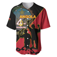 Personalised Angola Day of the Armed Struggle Baseball Jersey 4 De Fevereiro - Wonder Print Shop