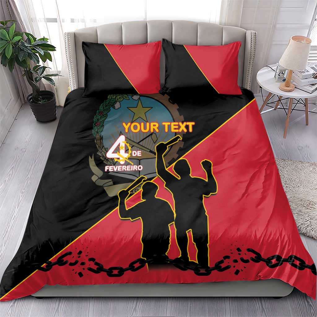 Personalised Angola Day of the Armed Struggle Bedding Set 4 De Fevereiro - Wonder Print Shop