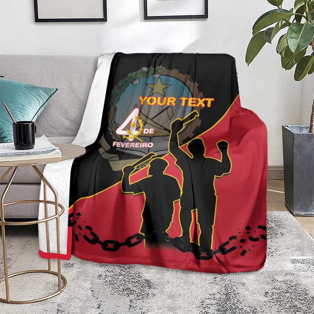 Personalised Angola Day of the Armed Struggle Blanket 4 De Fevereiro