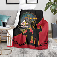 Personalised Angola Day of the Armed Struggle Blanket 4 De Fevereiro