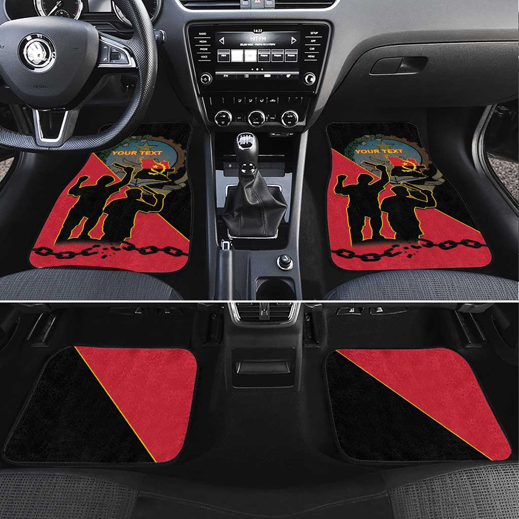 Personalised Angola Day of the Armed Struggle Car Mats 4 De Fevereiro - Wonder Print Shop