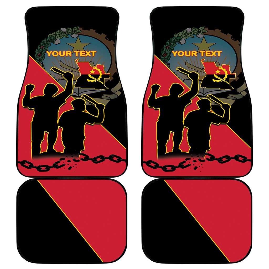 Personalised Angola Day of the Armed Struggle Car Mats 4 De Fevereiro - Wonder Print Shop