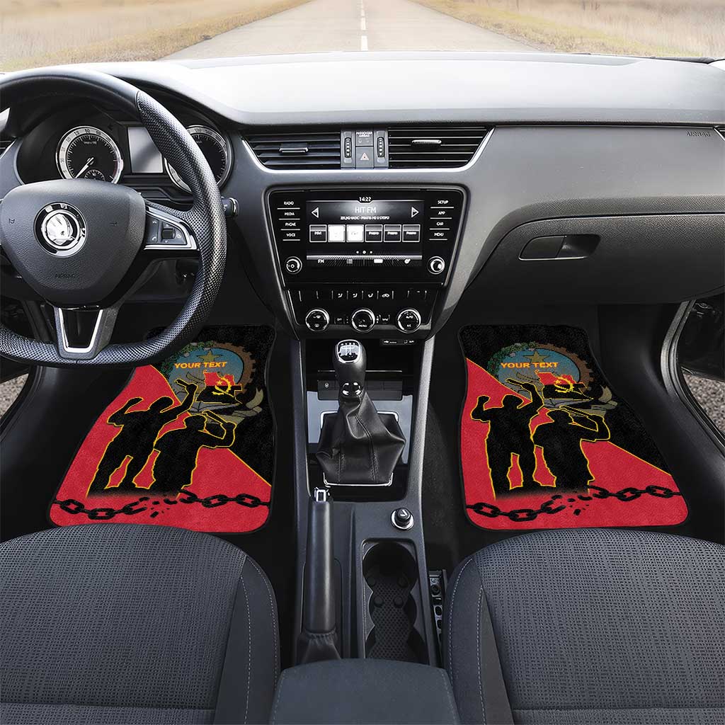 Personalised Angola Day of the Armed Struggle Car Mats 4 De Fevereiro - Wonder Print Shop
