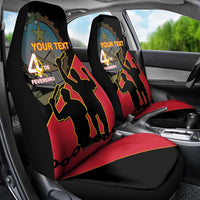 Personalised Angola Day of the Armed Struggle Car Seat Cover 4 De Fevereiro - Wonder Print Shop