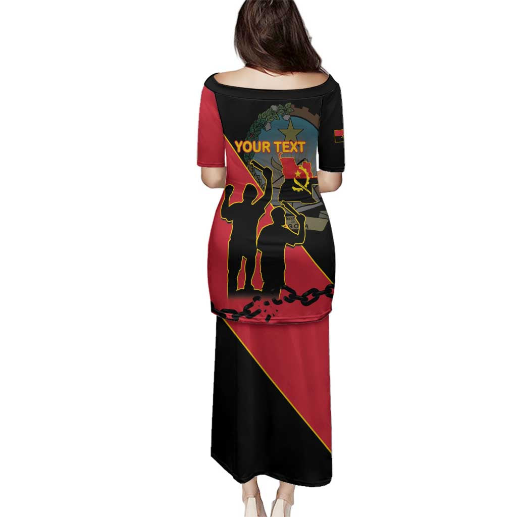 Personalised Angola Day of the Armed Struggle Family Matching Puletasi and Hawaiian Shirt 4 De Fevereiro - Wonder Print Shop