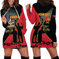 Personalised Angola Day of the Armed Struggle Hoodie Dress 4 De Fevereiro - Wonder Print Shop