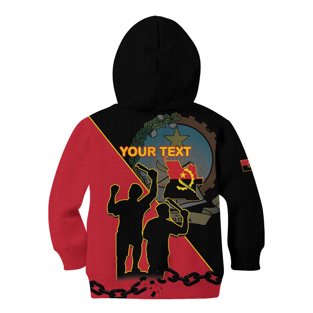Personalised Angola Day of the Armed Struggle Kid Hoodie 4 De Fevereiro - Wonder Print Shop