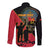 Personalised Angola Day of the Armed Struggle Long Sleeve Button Shirt 4 De Fevereiro - Wonder Print Shop