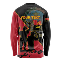 Personalised Angola Day of the Armed Struggle Long Sleeve Shirt 4 De Fevereiro - Wonder Print Shop