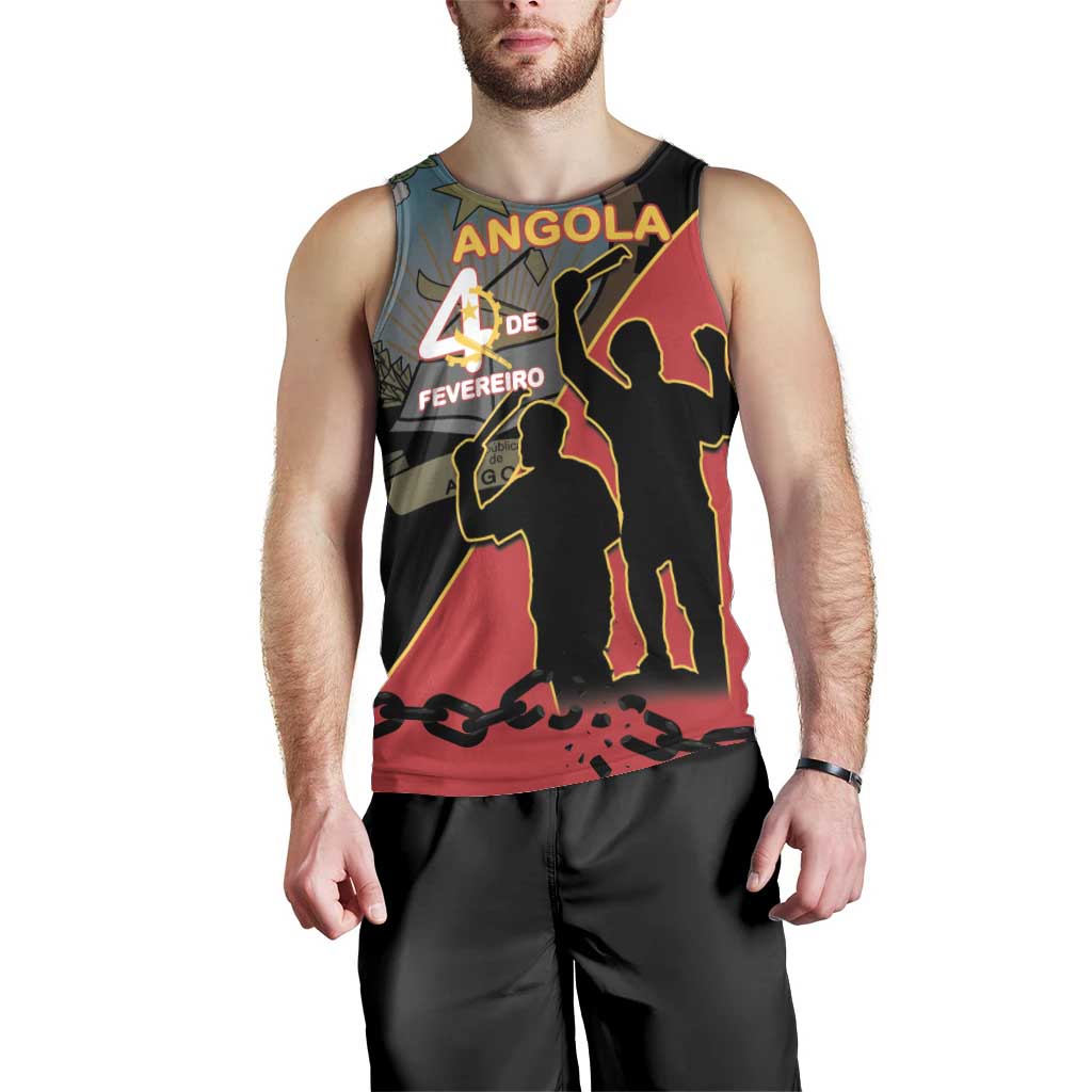 Personalised Angola Day of the Armed Struggle Men Tank Top 4 De Fevereiro - Wonder Print Shop