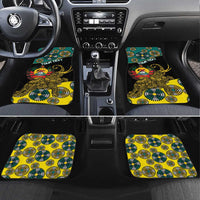 Personalised Mozambique Car Mats African Elephant With Coat Of Arms - Wonder Print Shop